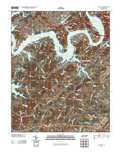 Louisville 2010 topographic map thumbnail