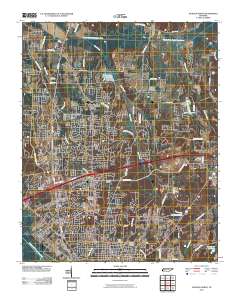 Jackson North 2010 topographic map thumbnail