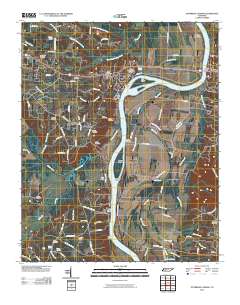 Pittsburg Landing 2010 topographic map thumbnail