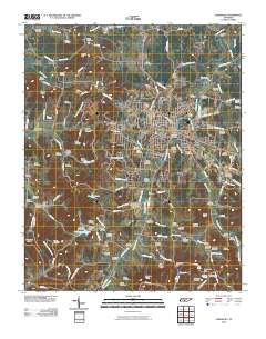 Lewisburg 2010 topographic map thumbnail