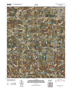 Springfield South 2010 topographic map thumbnail