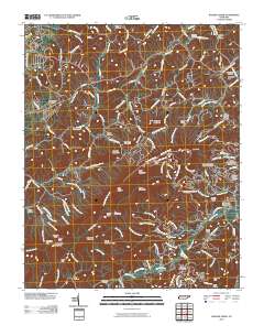 Walden Creek 2010 topographic map thumbnail