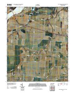 Caruthersville SE 2010 topographic map thumbnail
