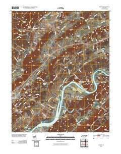 Burem 2010 topographic map thumbnail