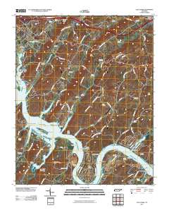 Cave Creek 2010 topographic map thumbnail