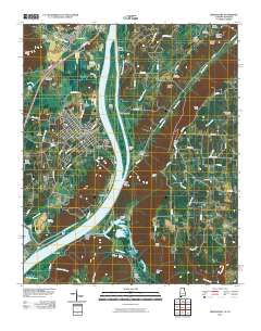 Bridgeport 2010 topographic map thumbnail