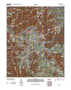 Bellevue 2010 topographic map thumbnail