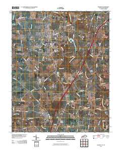 Franklin 2010 topographic map thumbnail