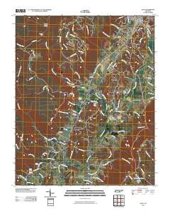 Daus 2010 topographic map thumbnail