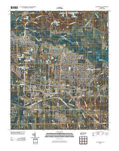 Collierville 2010 topographic map thumbnail