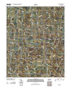 Dibrell 2010 topographic map preview