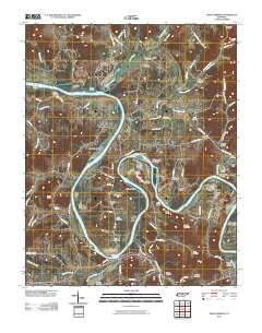 Dixon Springs 2010 topographic map thumbnail
