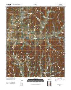 Cornersville 2010 topographic map thumbnail