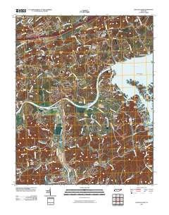 Douglas Dam 2010 topographic map thumbnail