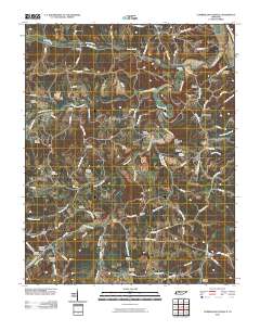 Cumberland Furnace 2010 topographic map thumbnail