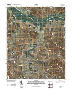 Alamo 2010 topographic map thumbnail