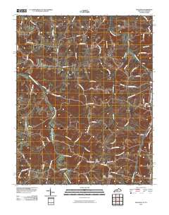 Adolphus 2010 topographic map thumbnail
