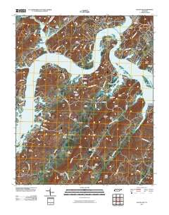 Bacon Gap 2010 topographic map thumbnail