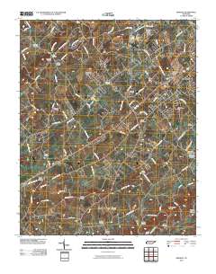 Binfield 2010 topographic map thumbnail