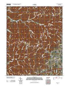 Baxter 2010 topographic map thumbnail
