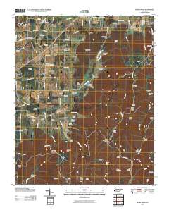 Beans Creek 2010 topographic map thumbnail