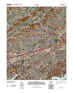 Bearden 2010 topographic map thumbnail