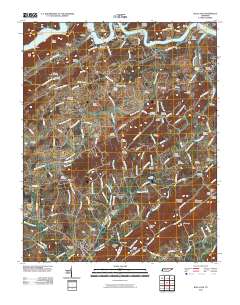 Bulls Gap 2010 topographic map thumbnail
