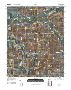 Cayce 2010 topographic map thumbnail