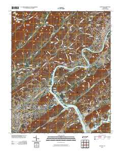 Clinton 2010 topographic map thumbnail