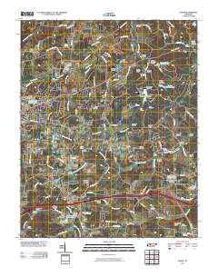 Burns 2010 topographic map thumbnail