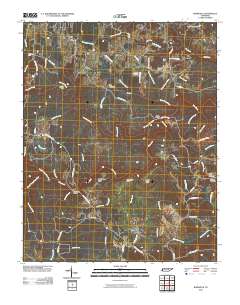 Burrville 2010 topographic map thumbnail