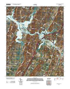 Charleston 2010 topographic map thumbnail
