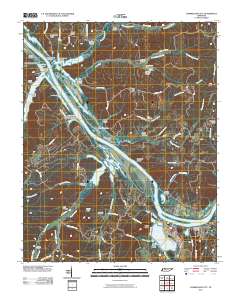 Cumberland City 2010 topographic map thumbnail