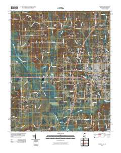 Corinth 2010 topographic map thumbnail