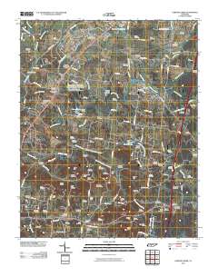 Carters Creek 2010 topographic map thumbnail