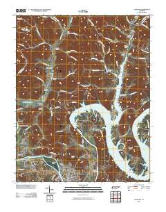 Carthage 2010 topographic map thumbnail