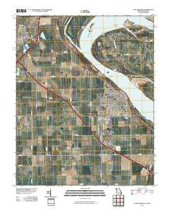 Caruthersville 2010 topographic map thumbnail