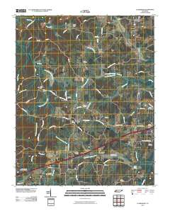 Clarksburg 2010 topographic map thumbnail