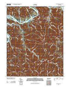 Gainesboro 2010 topographic map thumbnail