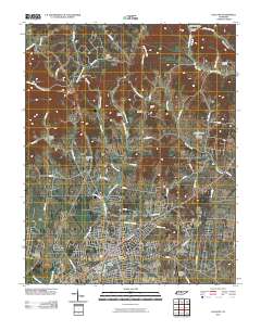 Gallatin 2010 topographic map thumbnail