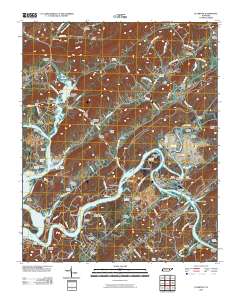 Elverton 2010 topographic map thumbnail