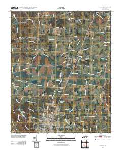 Ethridge 2010 topographic map thumbnail