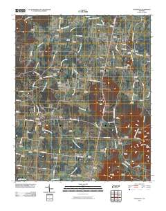 Fosterville 2010 topographic map thumbnail