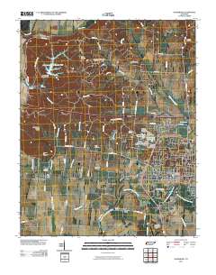 Dyersburg 2010 topographic map thumbnail
