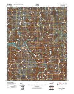 Fountain Run 2010 topographic map thumbnail