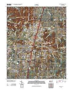 Franklin 2010 topographic map thumbnail