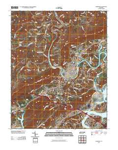 Harriman 2010 topographic map thumbnail