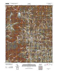 Jamestown 2010 topographic map thumbnail
