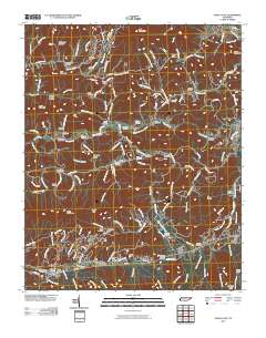 Jones Cove 2010 topographic map thumbnail