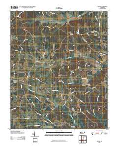 Michie 2010 topographic map thumbnail